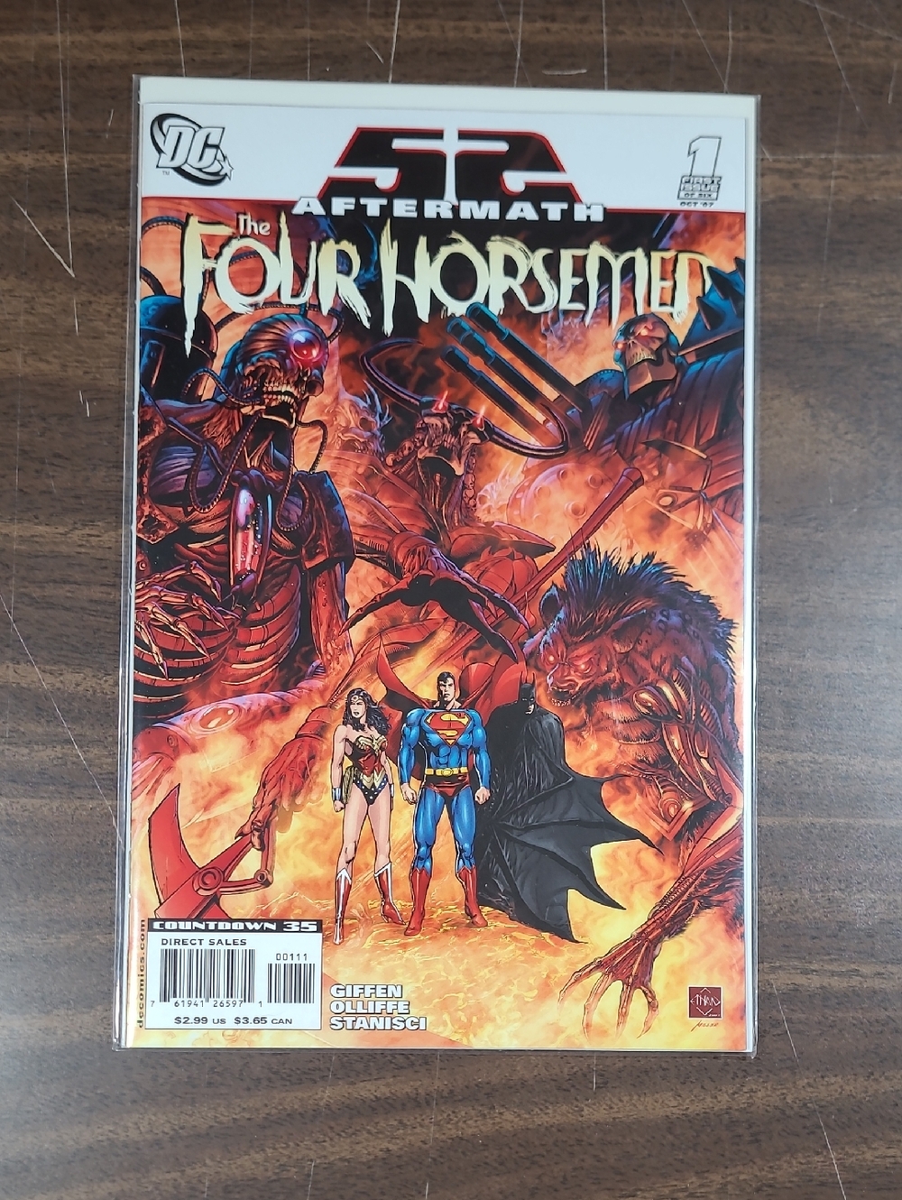DC The Four Horsemen #1 Comic Book 52 Aftermath October 2007 Bagged